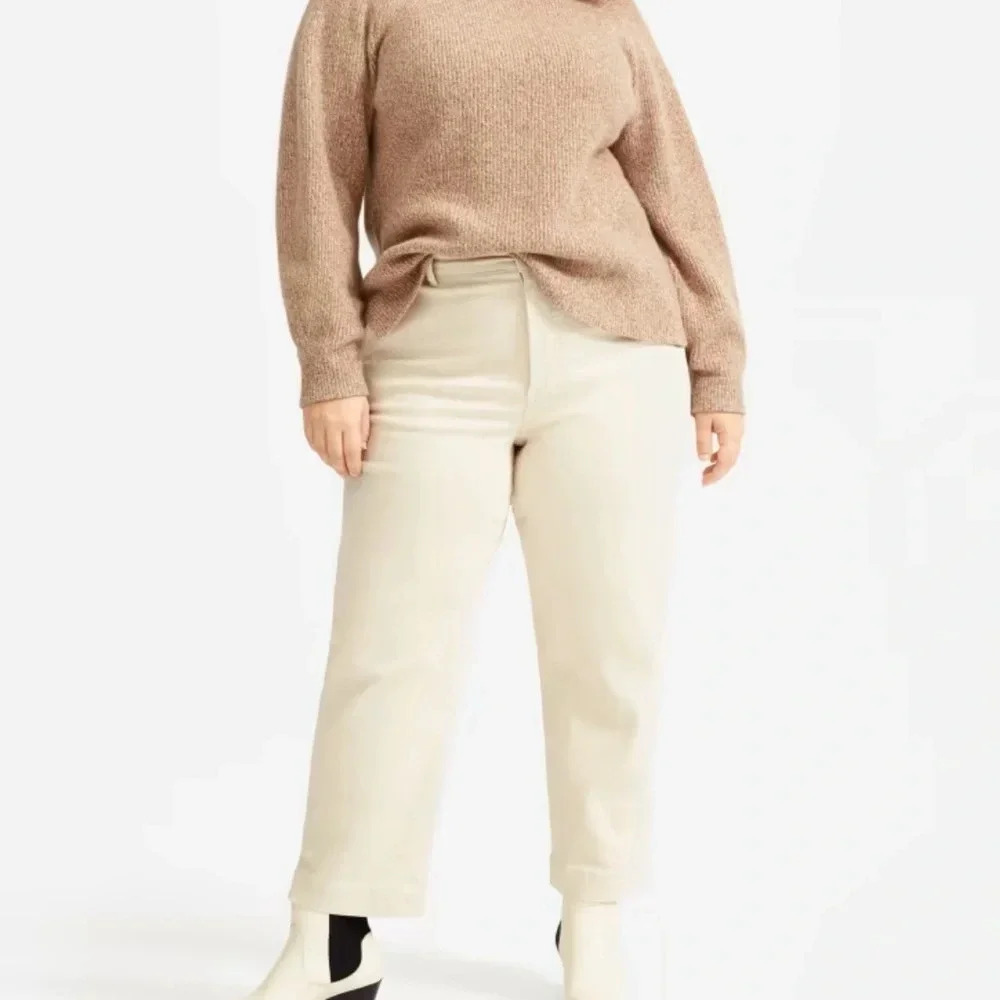 Everlane The straight leg crop khaki jeans casual classic minimalist preppy